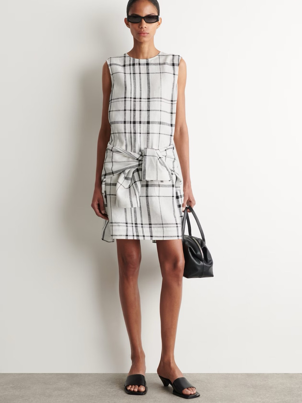 NWT (size 2) COS LINEN MINI SHIFT DRESS